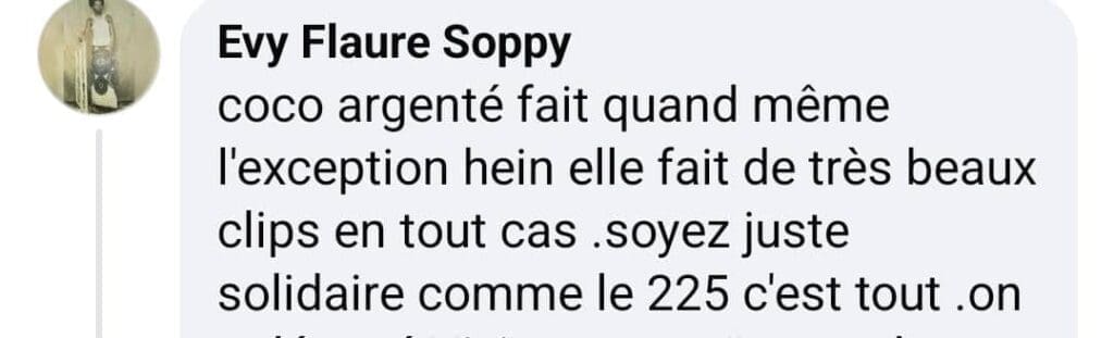Mani Bella n'épargne pas non plus le public, qui a sa part de responsabilité dans cette léthargie observée