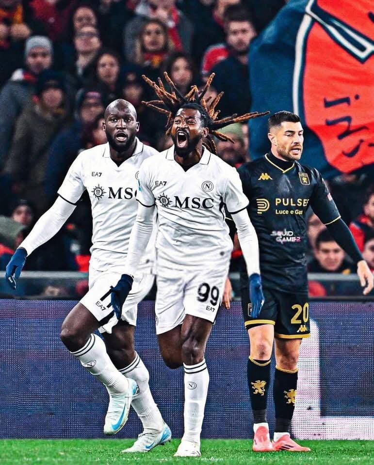 Zambo Anguissa a trouvé le chemin des fillets lors de la victoire de Naples, 2 buts à 1
CHAN