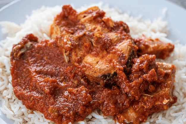 Ris sauce tomate comme rpas de Noël 2024