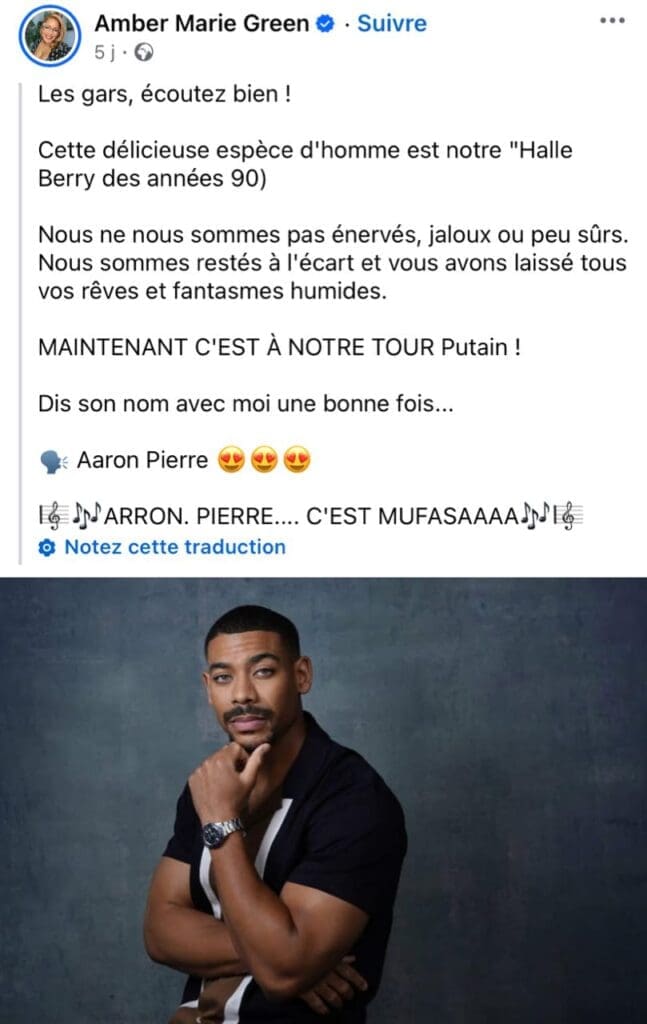 Aaron Pierre (Mufasa), l’acteur qui fait baver les filles en ce moment