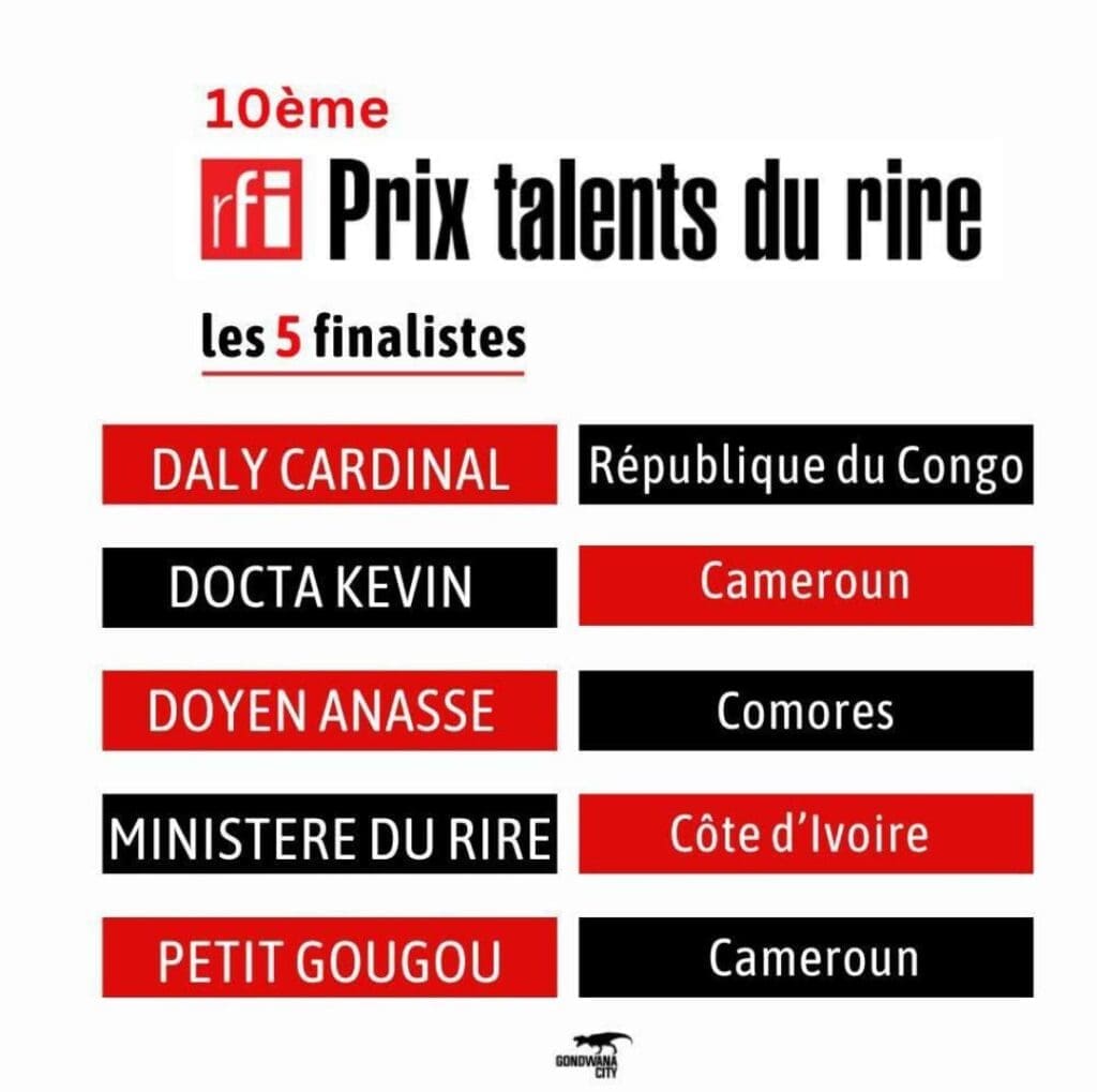 Prix RFI Talent du Rire : Deux Camerounais parmi les finalistes