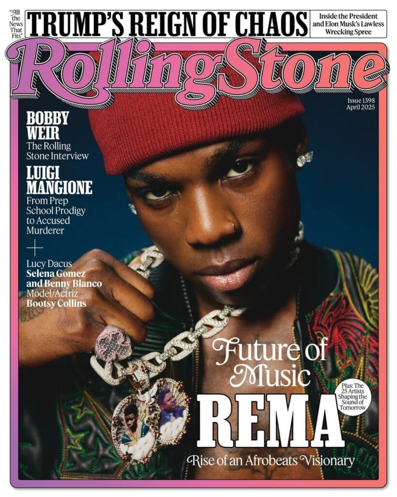 Rolling stone et rema
