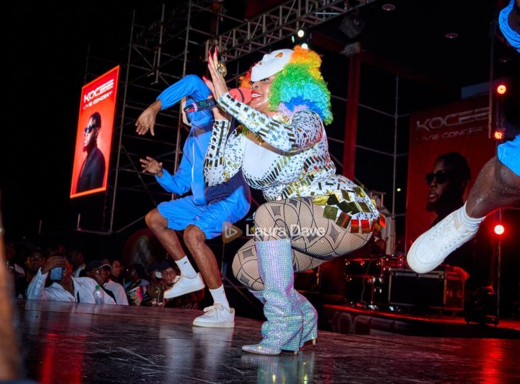 coco argenté au concert de Kocee