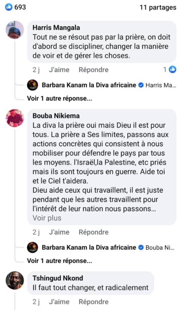 Le message de Barbara Kanam s’inscrit dans une longue tradition d’exhortations spirituelles face aux crises