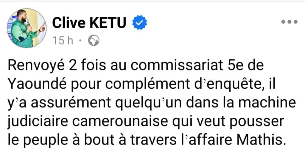 L’émotion reste vive au Cameroun plus d’une semaine après l’assassinat de l’enfant Mathis, survenu le 10 mai dernier à Yaoundé. 