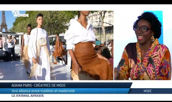 La créatrice sénégalaise Adama Paris a récemment marqué les esprits avec son défilé "Pop-Up Africa Now" aux Galeries Lafayette à Paris.