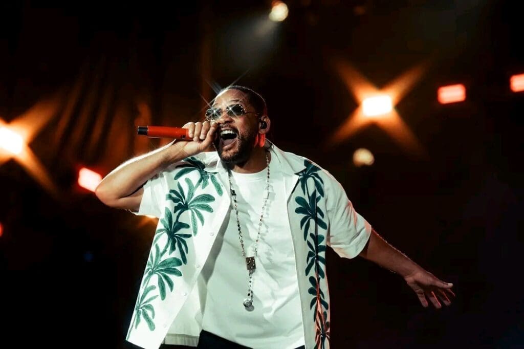 La star américaine Will Smith enflamme le Paléo Festival