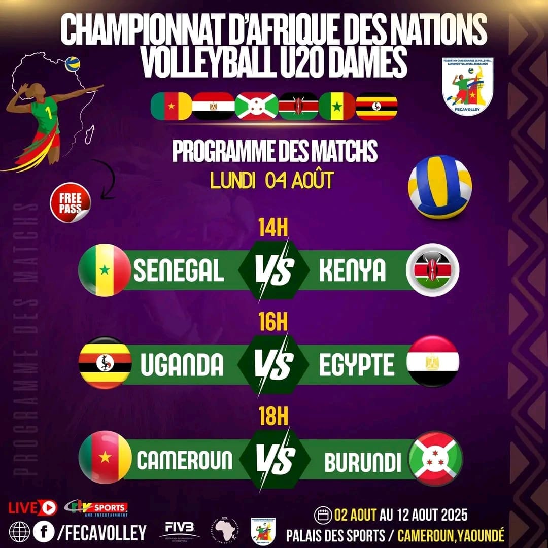 CHAN U20 Volley Dames 2025