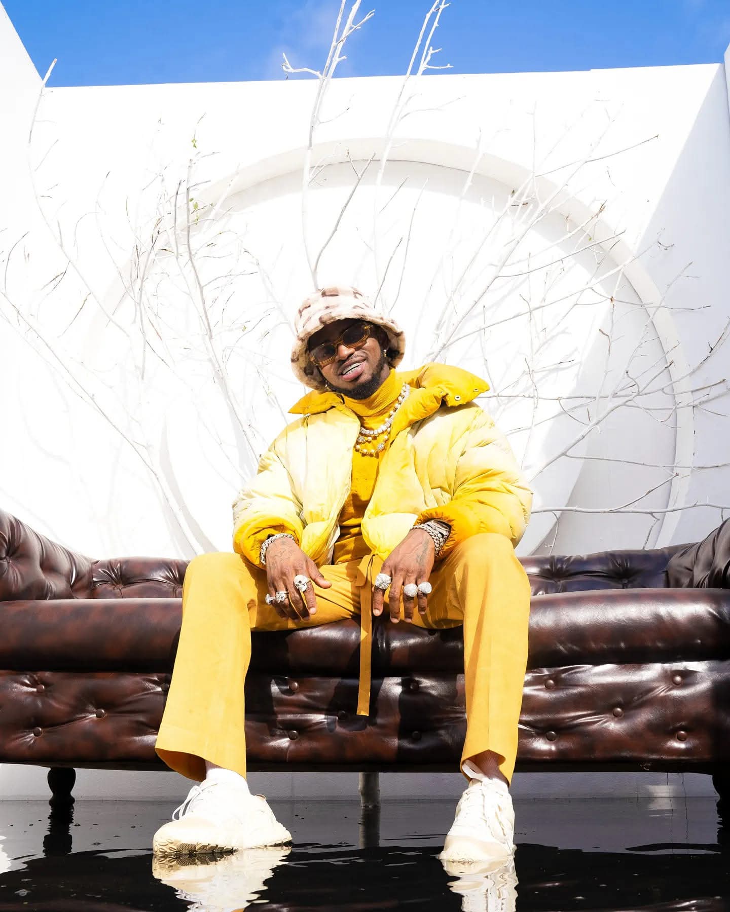 Diamond Platnumz avec ses enfants