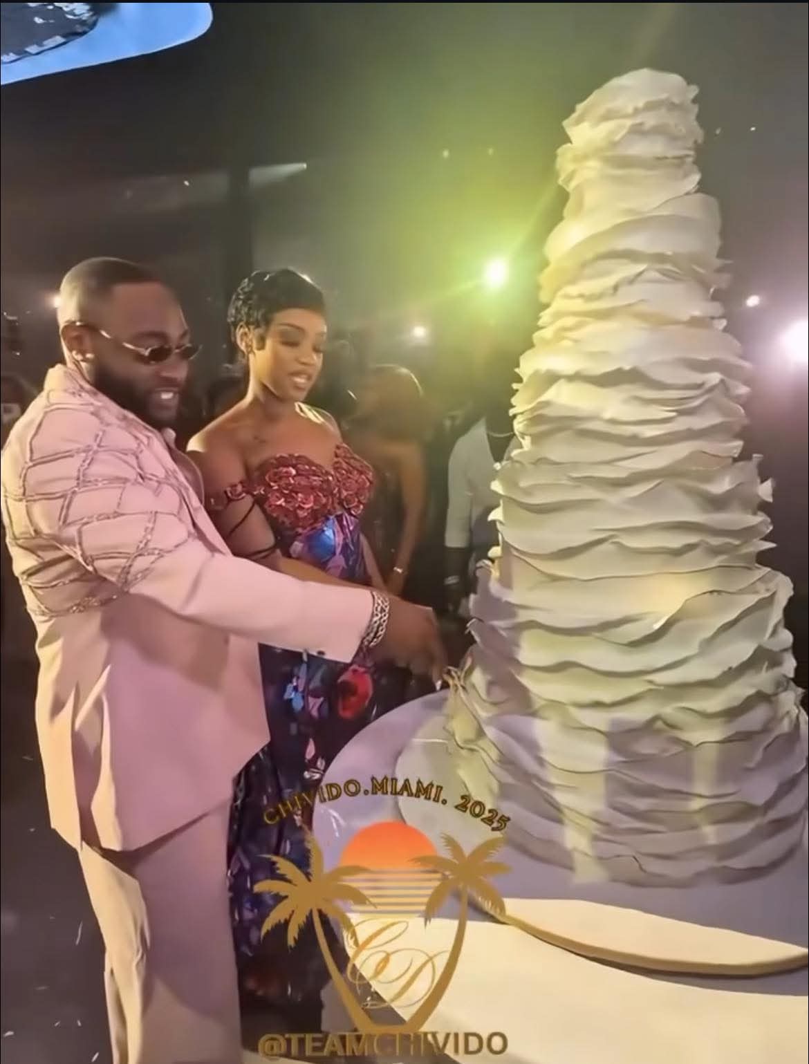 Mariage religieux Davido et Chioma