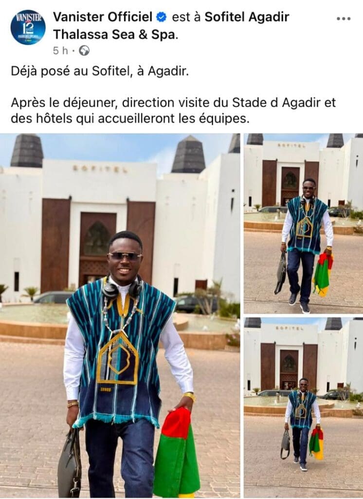 Vanister Enama, ambassadeur culturel de la CAN 2025 au Maroc