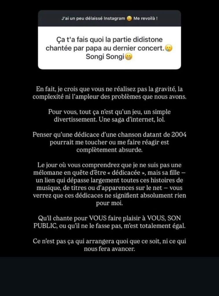 Didistone brise le silence après la dédicace de Koffi Olomidé : lors du concert du 6 septembre à Bruxelles, le chanteur congolais a cru 