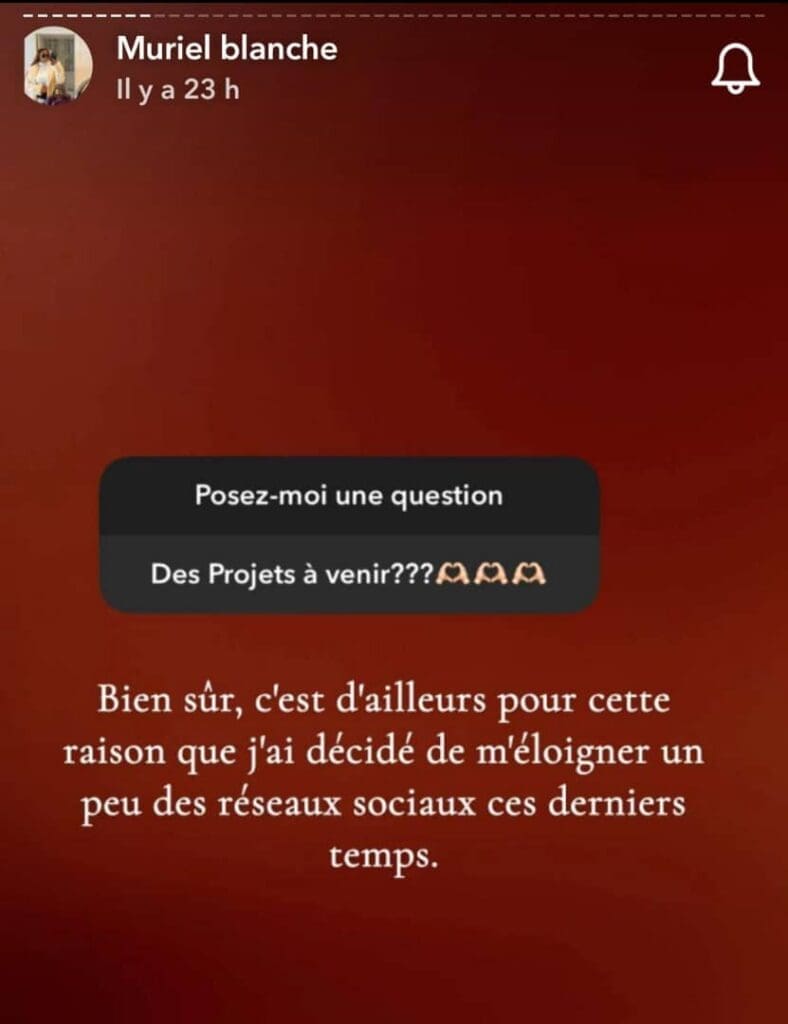 L'actrice et entrepreneure camerounaise Muriel Blanche organise depuis mercredi 22 octobre une session de questions-réponses sur