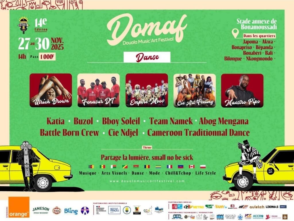 Le Douala Music Art Festival (DOMAF) s’apprête à enflammer la métropole du 27 au 30 novembre 2025. Événement majeur de cette 