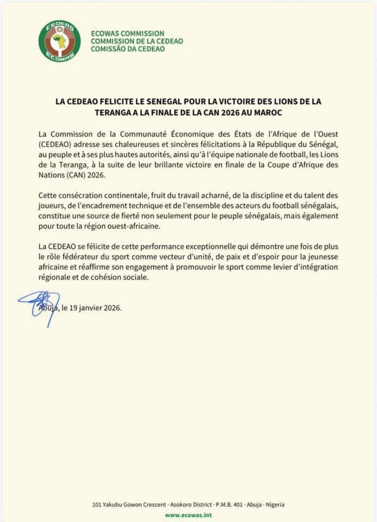 Depuis le coup de sifflet final dimanche 18 janvier au Maroc, une vague de célébrations déferle le continent. Le Sénégal, en s'imposant 