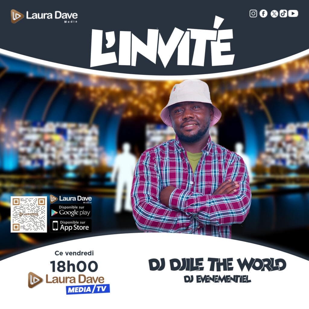 Reçu en exclusivité sur le plateau
de L'INVITÉ sur Laura Dave Média Tv, Djile, Dj événementiel s'est 