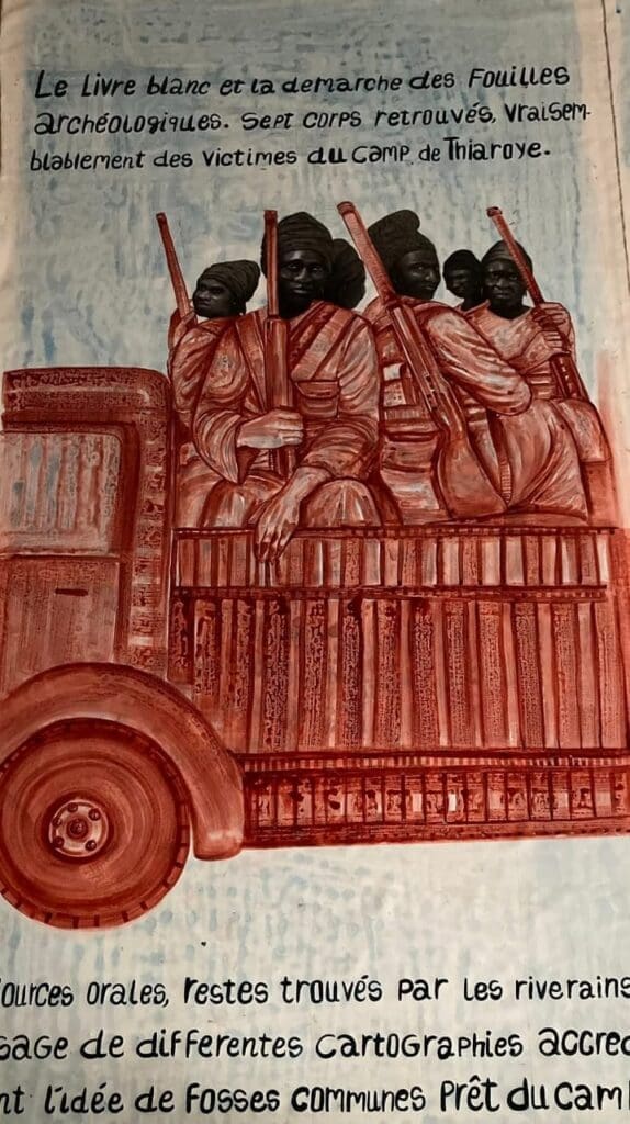 L’artiste camerounais Barthélémy Toguo a achevé, dans son atelier de Bandjoun, une nouvelle œuvre destinée à l’exposition « Tirailleurs : 