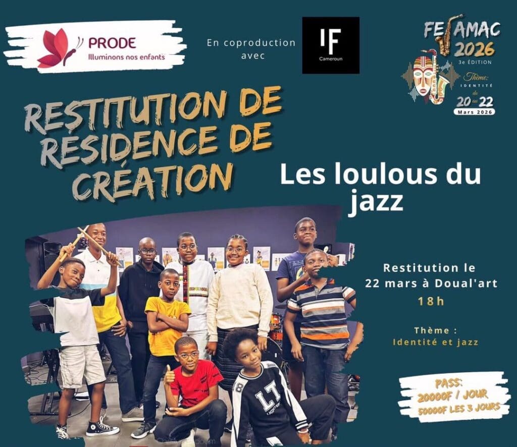 FEJAMAC 2026 : le jazz à l’honneur à Douala du 20 au 22 mars
