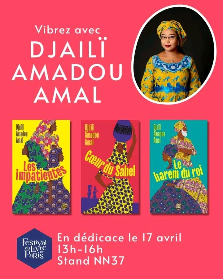 “Espoir” en étendard : Djaïli Amadou Amal illumine le Festival du Livre de Paris