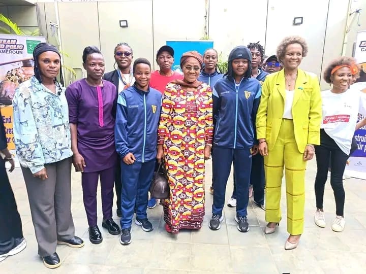 La lutte contre la poliomyélite prend un nouvel élan au Cameroun avec l’engagement remarquable des internationales Ajara Nchout Njoya, Gabrielle Aboudi Onguene, Ange Gabrielle Bawou et Doudou Ousmanou,