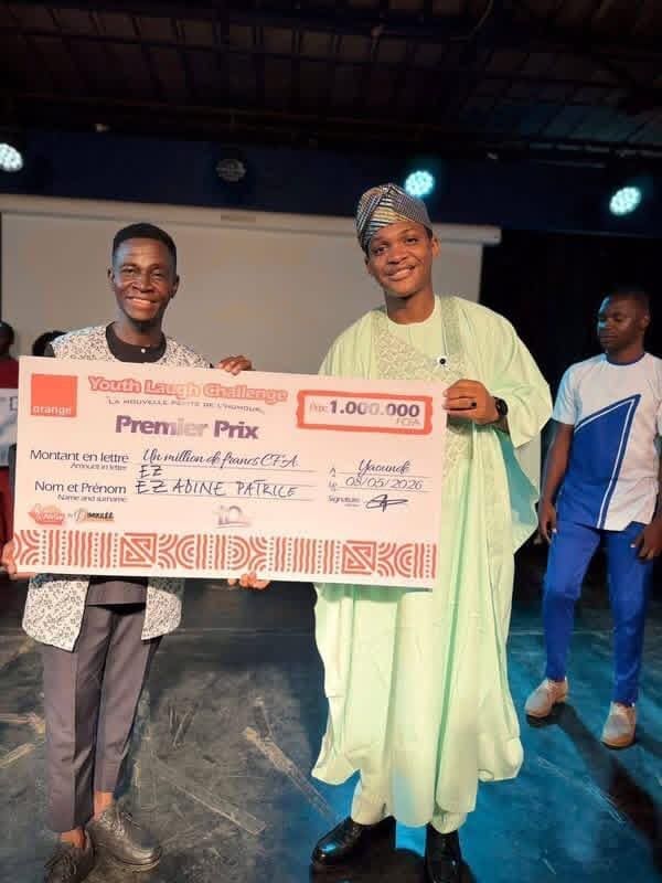 Sacré vainqueur de la première édition du Youth Laugh Challenge by Bimoulee Prod le 10 mai 2026, le comédien camerounais Ezadine Patrice, connu du public sous le nom de Petit patron Comédien,
