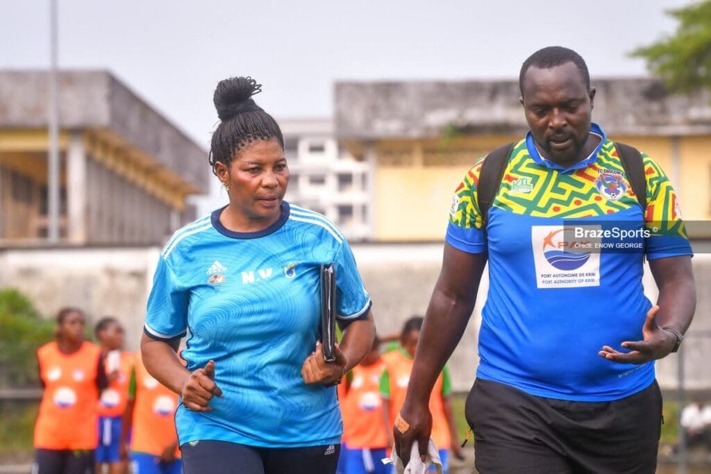 La Fédération Camerounaise de Football a nommé le 12 juin 2026, Valentine Nguele au poste d'entraîneure-sélectionneure 