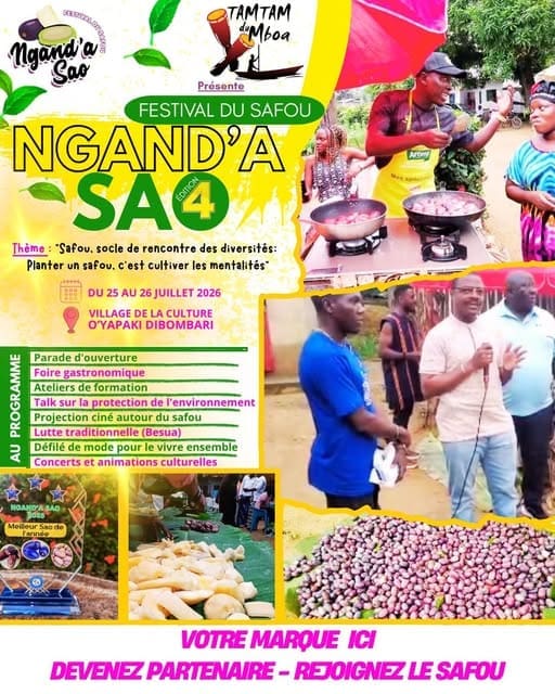 Le Festival du Safou « Ngand’a Sao » revient pour sa 4e édition et transforme la tradition en expérience patrimoniale