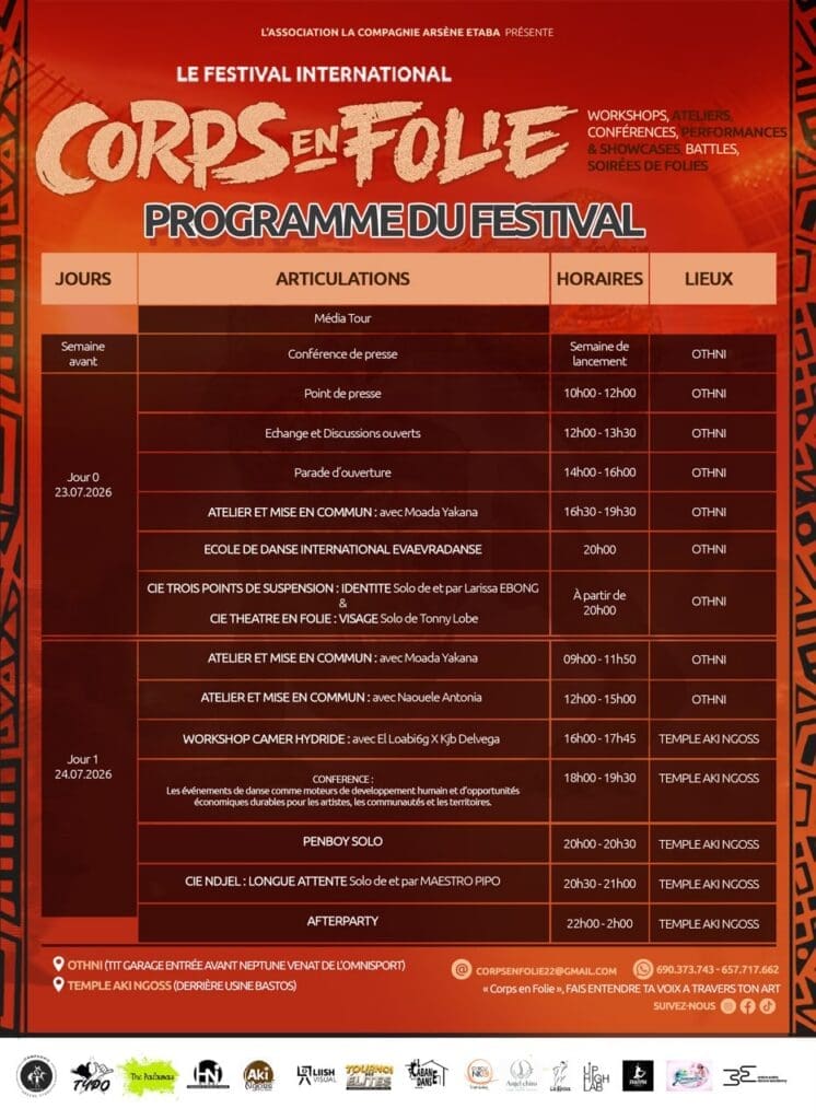Après plusieurs mois de préparation, l'heure est enfin venue pour le "Festival International Corps En Folie" d'ouvrir ses portes